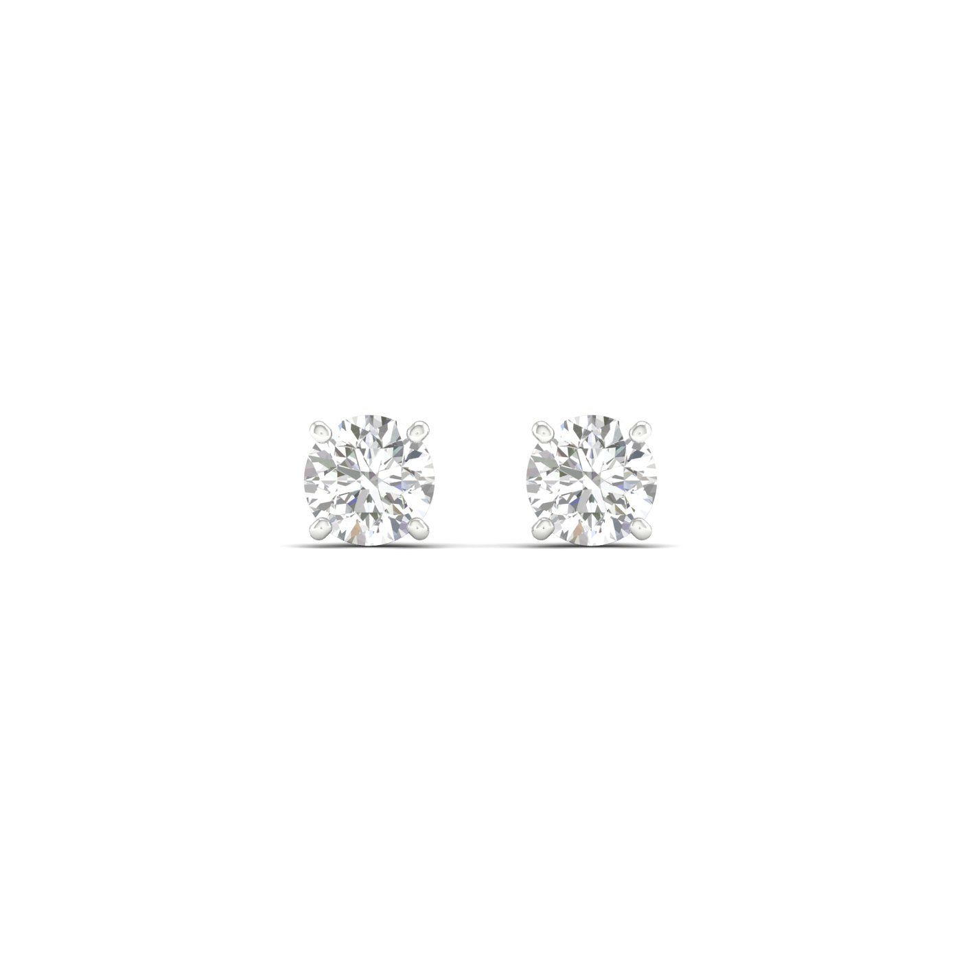 0.50 CTW  Lab Grown Diamond Solitaire Small Stud Earring