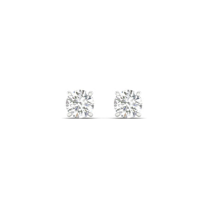 0.50 CTW  Lab Grown Diamond Solitaire Small Stud Earring