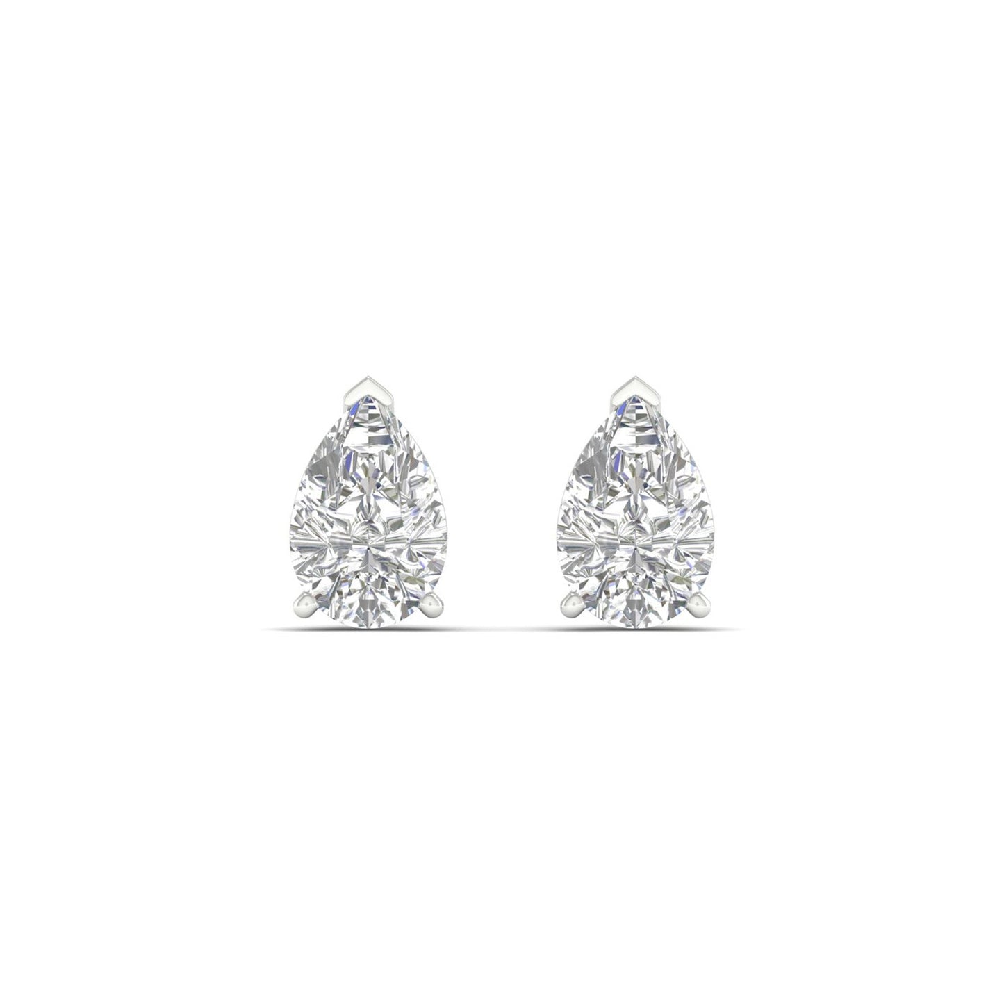 1.50 CTW Lab Grown Diamond Classic Pear Stud Earring