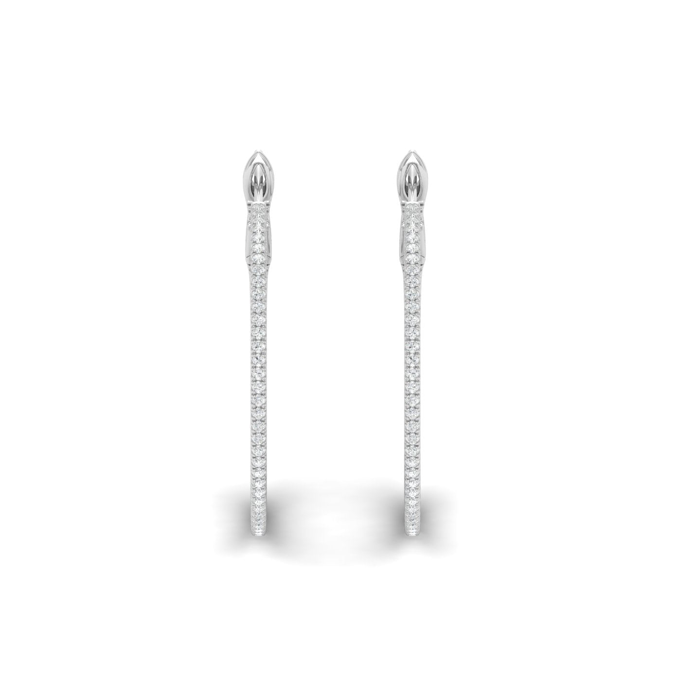0.40 CTW Lab Grown Diamond Hoop Earring