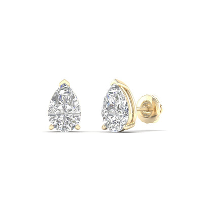 1.50 CTW Lab Grown Diamond Classic Pear Stud Earring