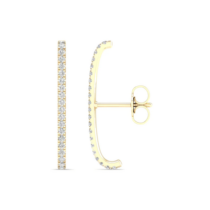 0.25 CTW Lab Grown Diamond Suspendor Fashion Earring