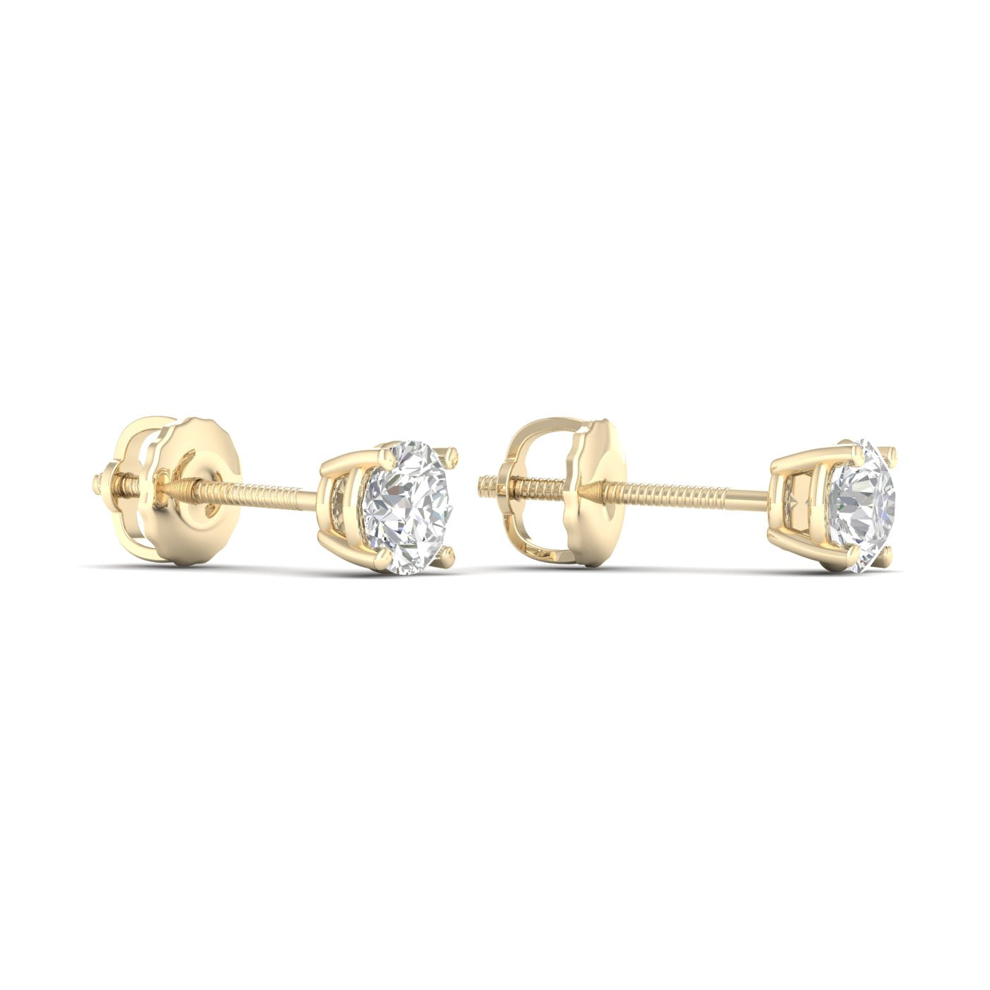 0.50 CTW  Lab Grown Diamond Solitaire Small Stud Earring