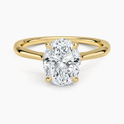 2 CT Lab Grown Diamond  Solitaire Engagement Ring
