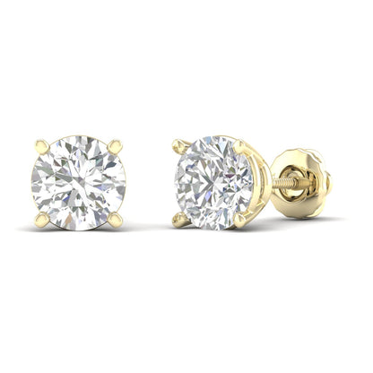 9 CTW Lab Grown Diamond Dainty Stud Earring