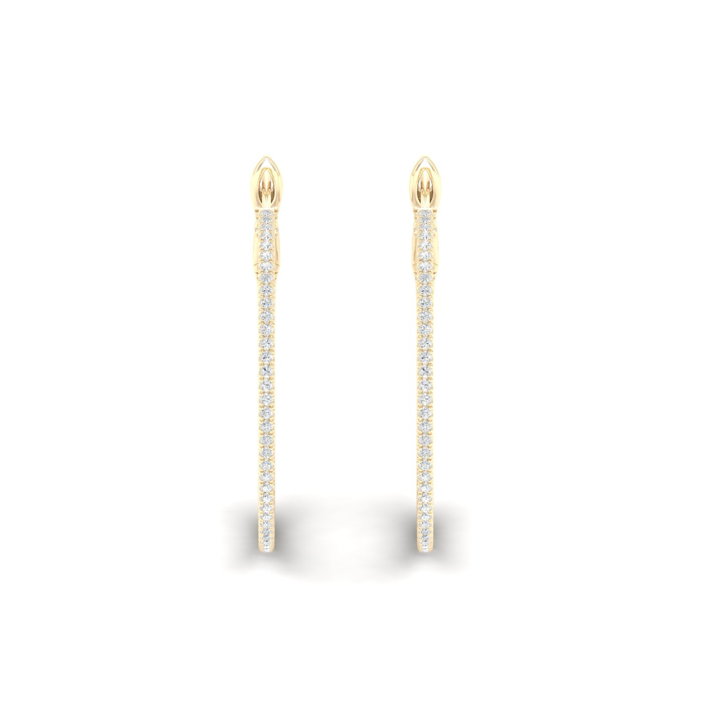 0.40 CTW Lab Grown Diamond Hoop Earring