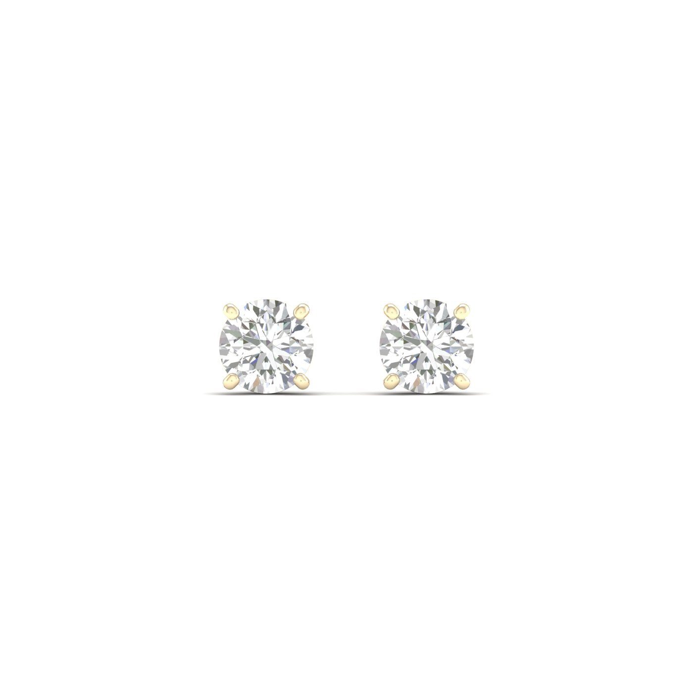 0.50 CTW  Lab Grown Diamond Solitaire Small Stud Earring