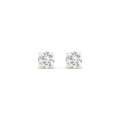0.50 CTW  Lab Grown Diamond Solitaire Small Stud Earring