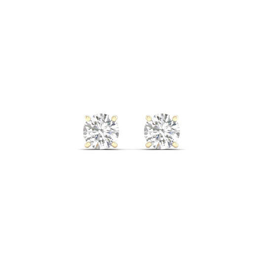 0.50 CTW  Lab Grown Diamond Solitaire Small Stud Earring