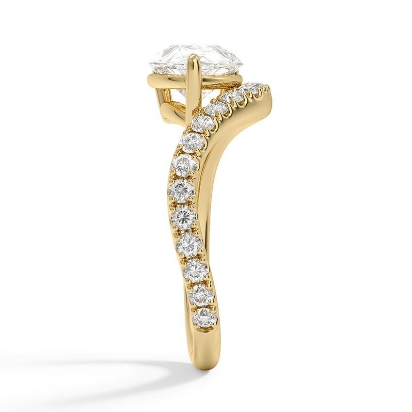 2 CT Lab Grown Diamond 3/4 Eternity Engagement Ring