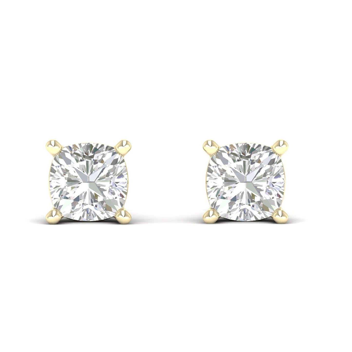 10 CTW Lab Grown Diamond Classic Cushion Stud Earring