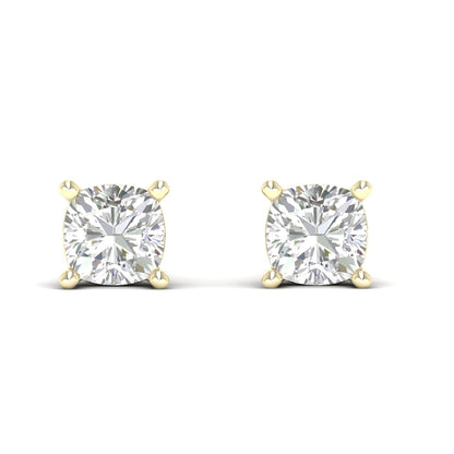 10 CTW Lab Grown Diamond Classic Cushion Stud Earring