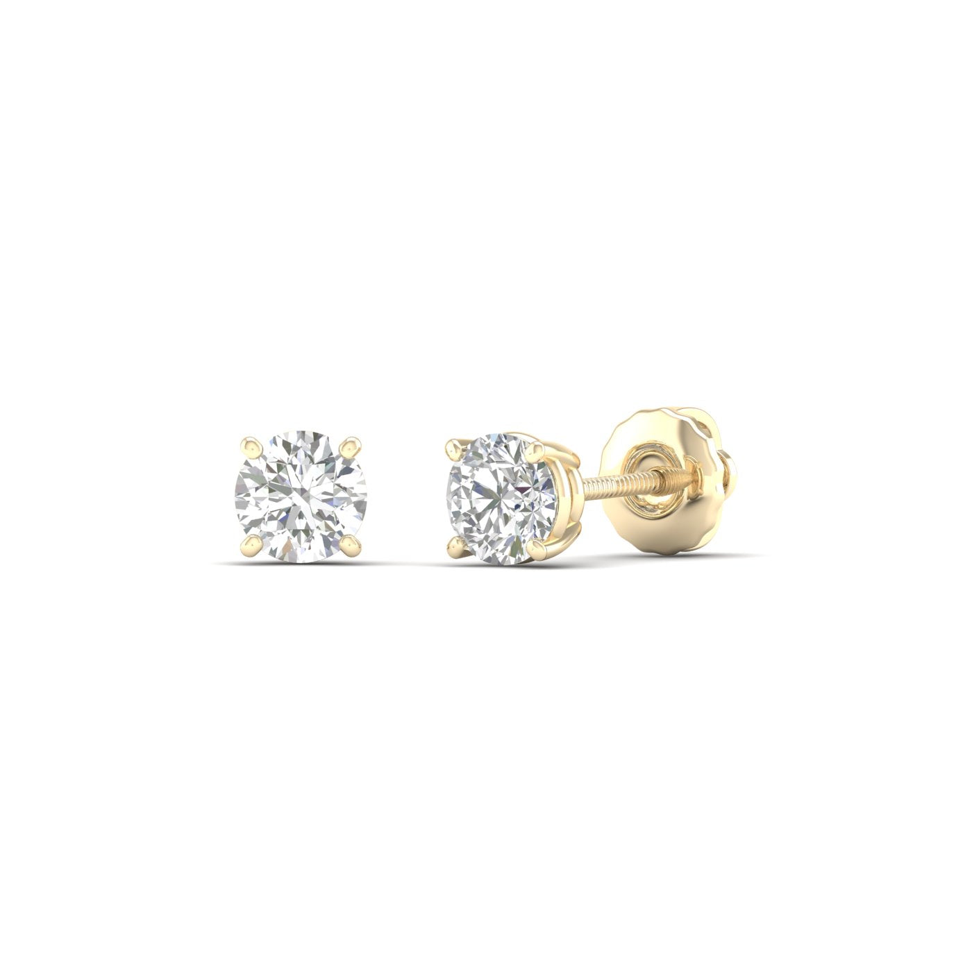 0.50 CTW  Lab Grown Diamond Solitaire Small Stud Earring