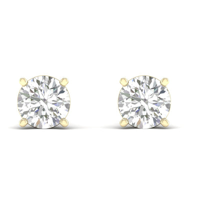 9 CTW Lab Grown Diamond Dainty Stud Earring