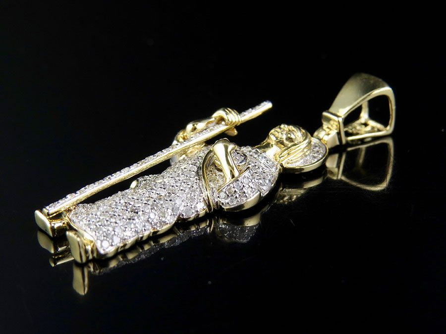 0.85 CTW Gold St. Jude Thaddaeus Lab Grown Diamond Pendant