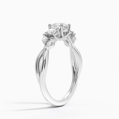 1/2 CT Lab Grown Diamond 7 Stone Engagement Ring