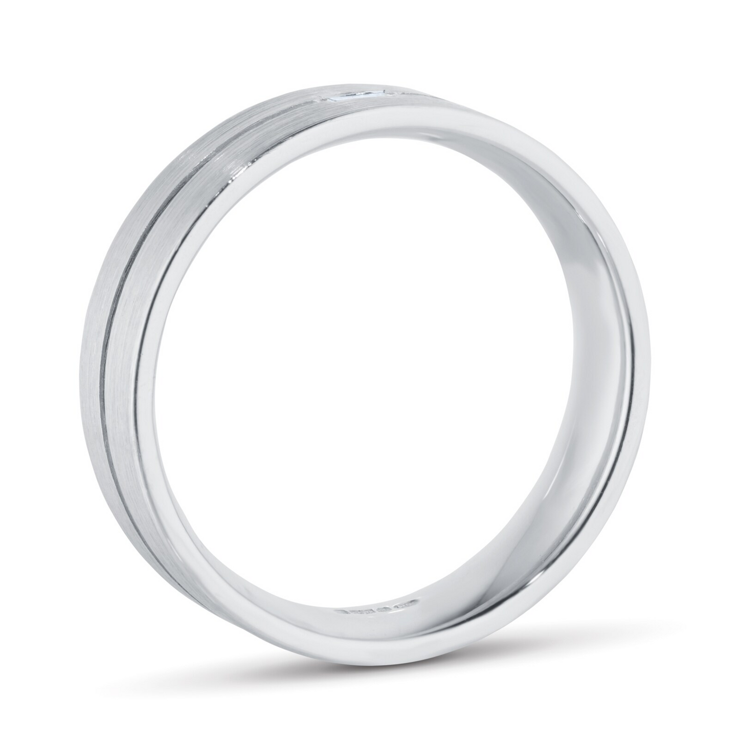 East West Lab Grown Diamond Gold Wedding Band