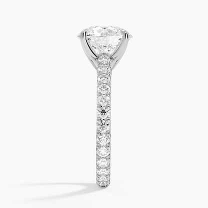 3 CT Lab Grown Diamond Round Cut Full Eternity Ring