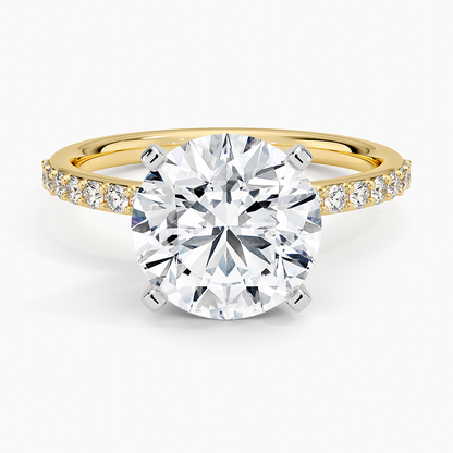 3 CT Two Ton Lab Grown Diamond Half Eternity Ring