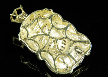 Lab Grown Diamond Yellow Gold Jesus Hip Hop Pendant
