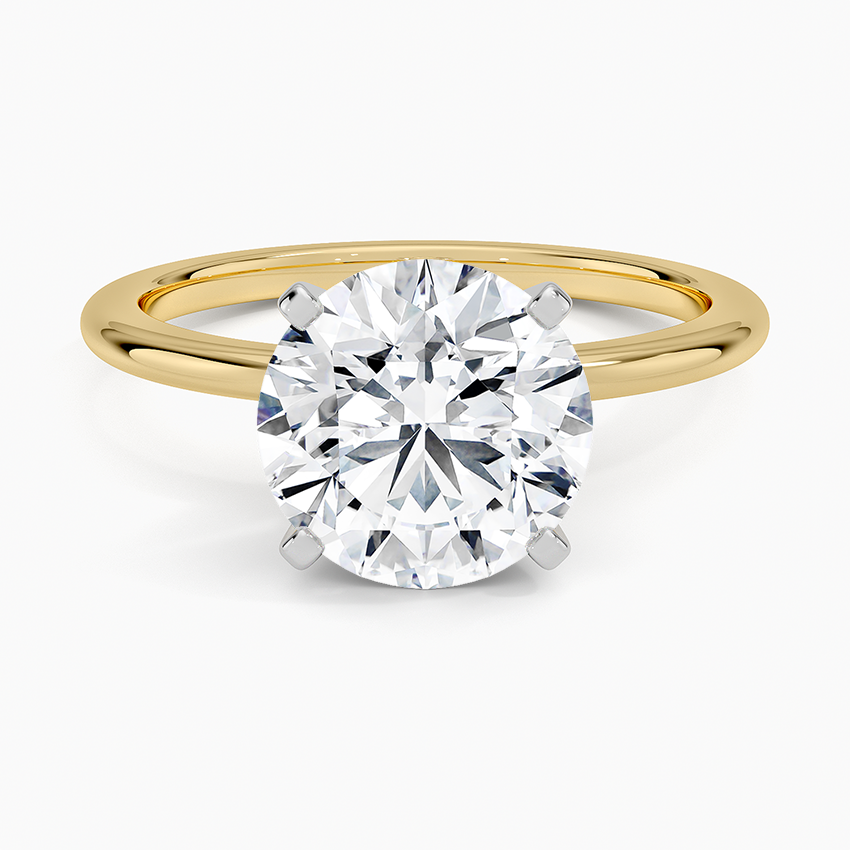 2 1/2 CT Two Ton Lab Grown Diamond Solitaire Ring