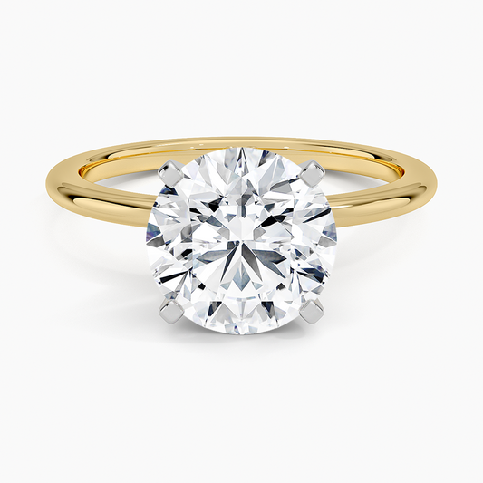 2 1/2 CT Two Ton Lab Grown Diamond Solitaire Ring