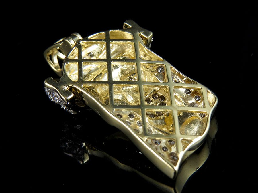 Lab Grown Diamond Gold Customize Jesus Pendant