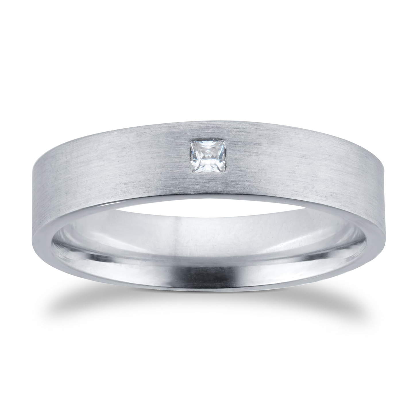 18KT Yellow Gold Flush Setting Wedding Band