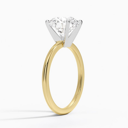 2 1/2 CT Two Ton Lab Grown Diamond Solitaire Ring