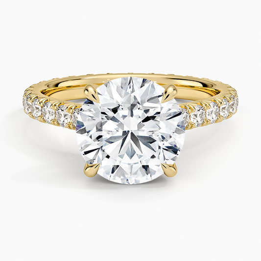 3 CT Lab Grown Diamond Round Cut Full Eternity Ring