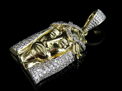 Jesus Face Lab Grown Diamond Customize Pendant