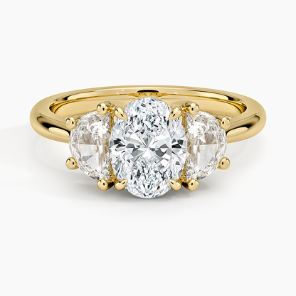 1 1/4 CT Lab Grown Diamond 3 Stone Engagement Ring