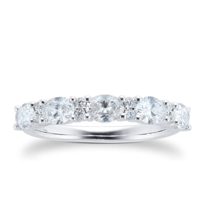 East West Lab Grown Diamond Gold Wedding Band