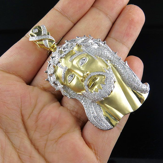 10K Gold Lab Grown Diamond Custom Pendant