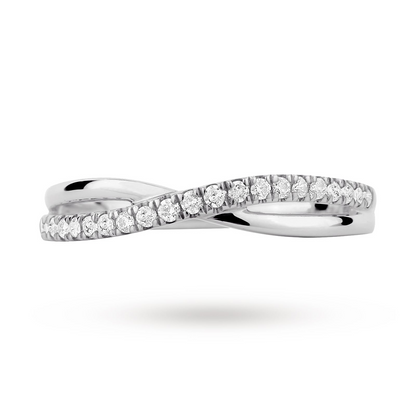 Infinity Pattern Lab Grown Diamond Gold Wedding Band