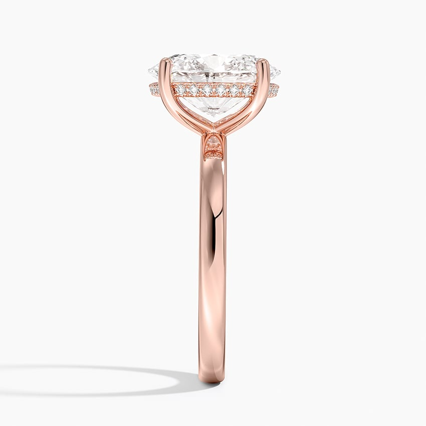3 CT Solid Gold Lab Grown Diamond Engagement Ring