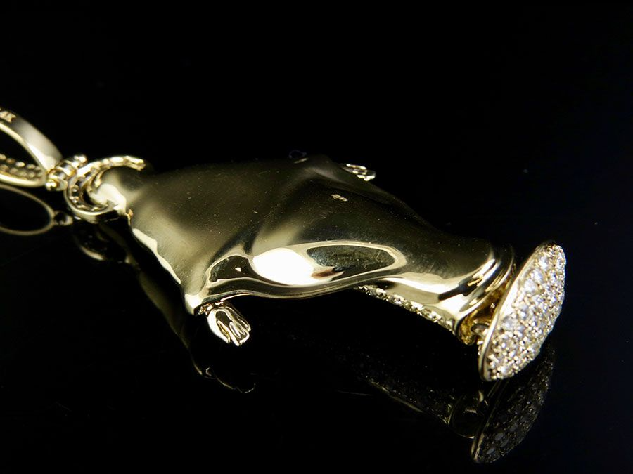 Mother Mary Shrine Lab Grown Diamond Pendant