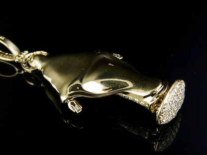 Mother Mary Shrine Lab Grown Diamond Pendant