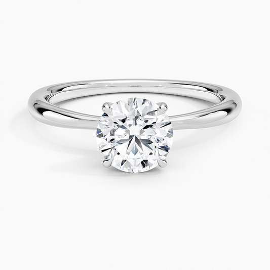 1 CT Solitaire Lab Grown Diamond Engagement Ring