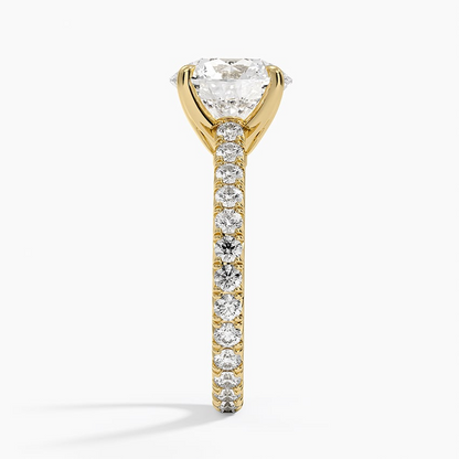 3 CT Lab Grown Diamond Round Cut Full Eternity Ring
