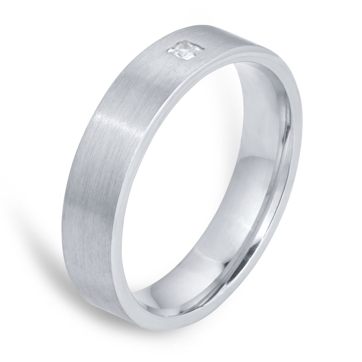18KT Yellow Gold Flush Setting Wedding Band