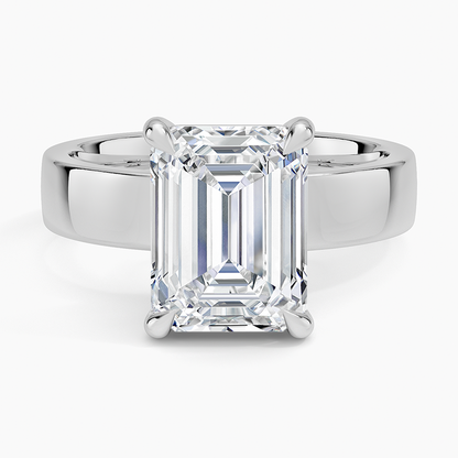 3 CT 18K Yellow Gold Lab Grown Diamond Solitaire Ring