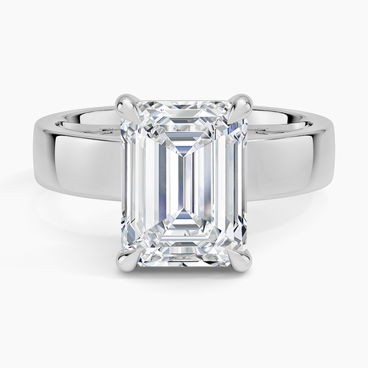 3 CT 18K Yellow Gold Lab Grown Diamond Solitaire Ring