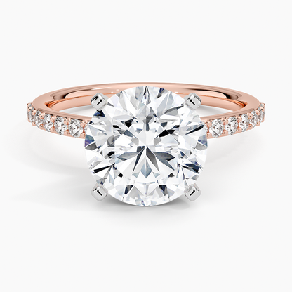 3 CT Two Ton Lab Grown Diamond Half Eternity Ring