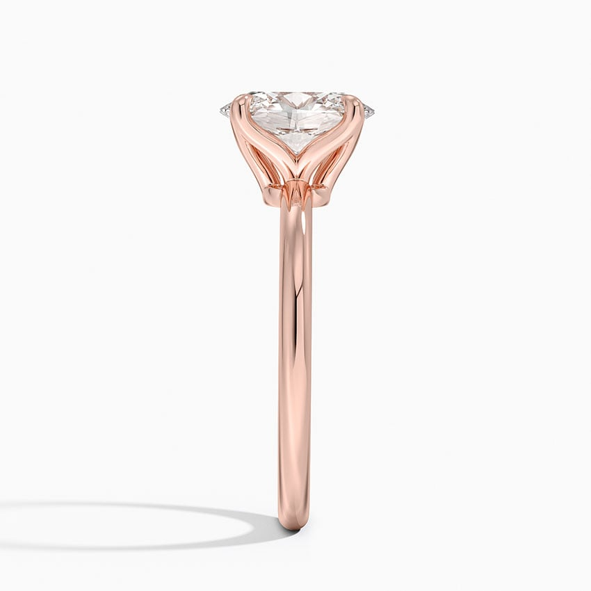 1 1/2 CT Lab Grown Diamond Solitaire Engagement Ring
