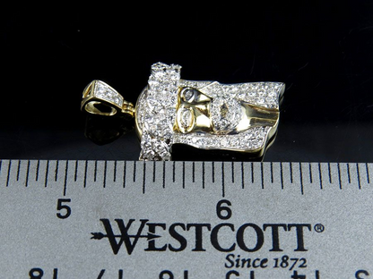 Lab Grown Diamond Gold Customize Jesus Pendant