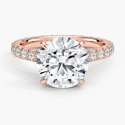 3 CT Lab Grown Diamond Round Cut Full Eternity Ring