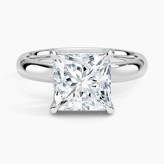 2 1/2 Lab Grown Diamond Solitaire Engagement Ring