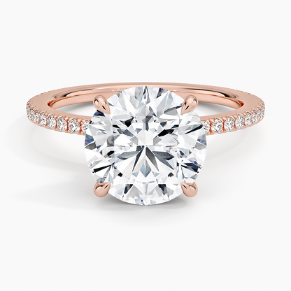 3 CT 925 Sterling Silver Labgrown Diamond Engagement Ring