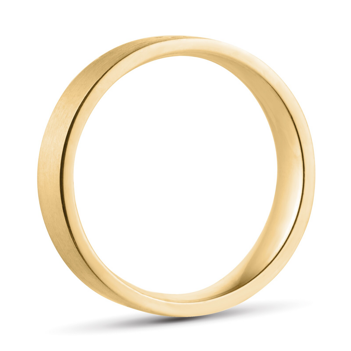 18KT Yellow Gold Flush Setting Wedding Band